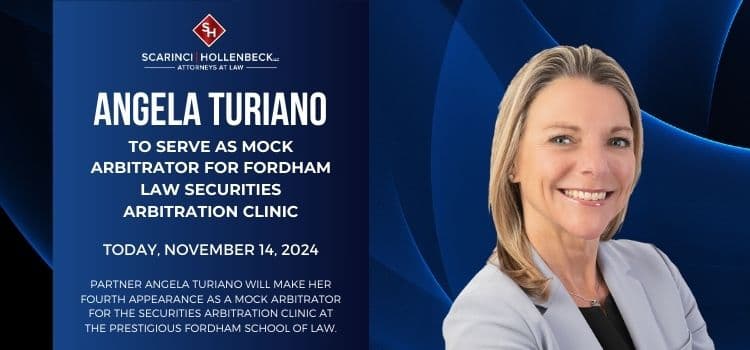 Angela Turiano to Serve as Mock Arbitrator for Fordham Law Securities Arbitration Clinic